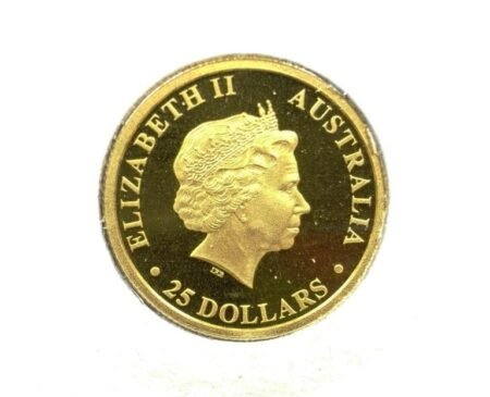Australian Nugget 1/4 oz 25 Dollars