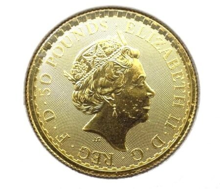 Britannia 1/2 oz 9999 50 Pounds