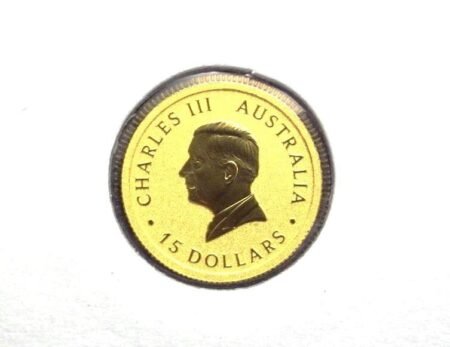 Australian Nugget 1/10 Ounce 15 Dollars – Kangaroo 2024