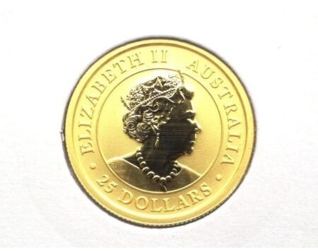 Australian Nugget 1/4 oz 25 Dollars