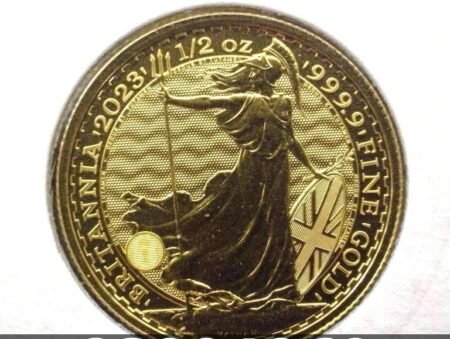 Britannia 1/2 oz 9999 50 Pounds