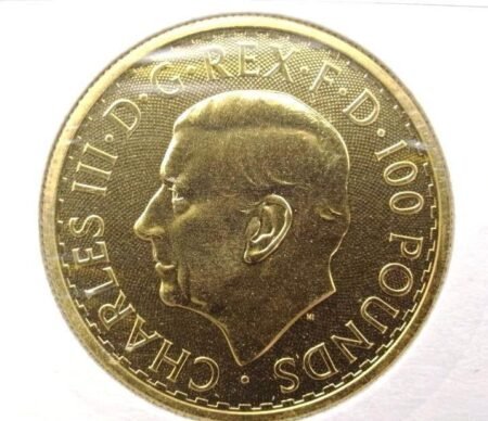 Britannia 1 oz 9999 100 Pounds