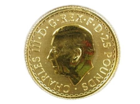 Britannia 1/4 oz 9999 25 Pounds